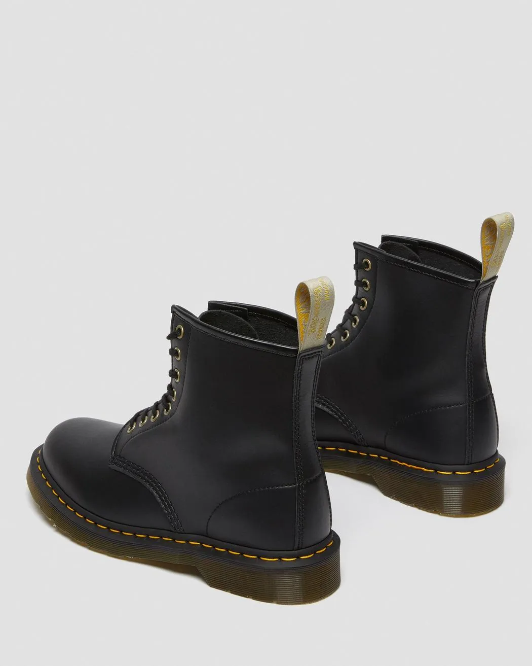 1460 Black Vegan Felix Rub Dr. Marten 8 Eye Boots