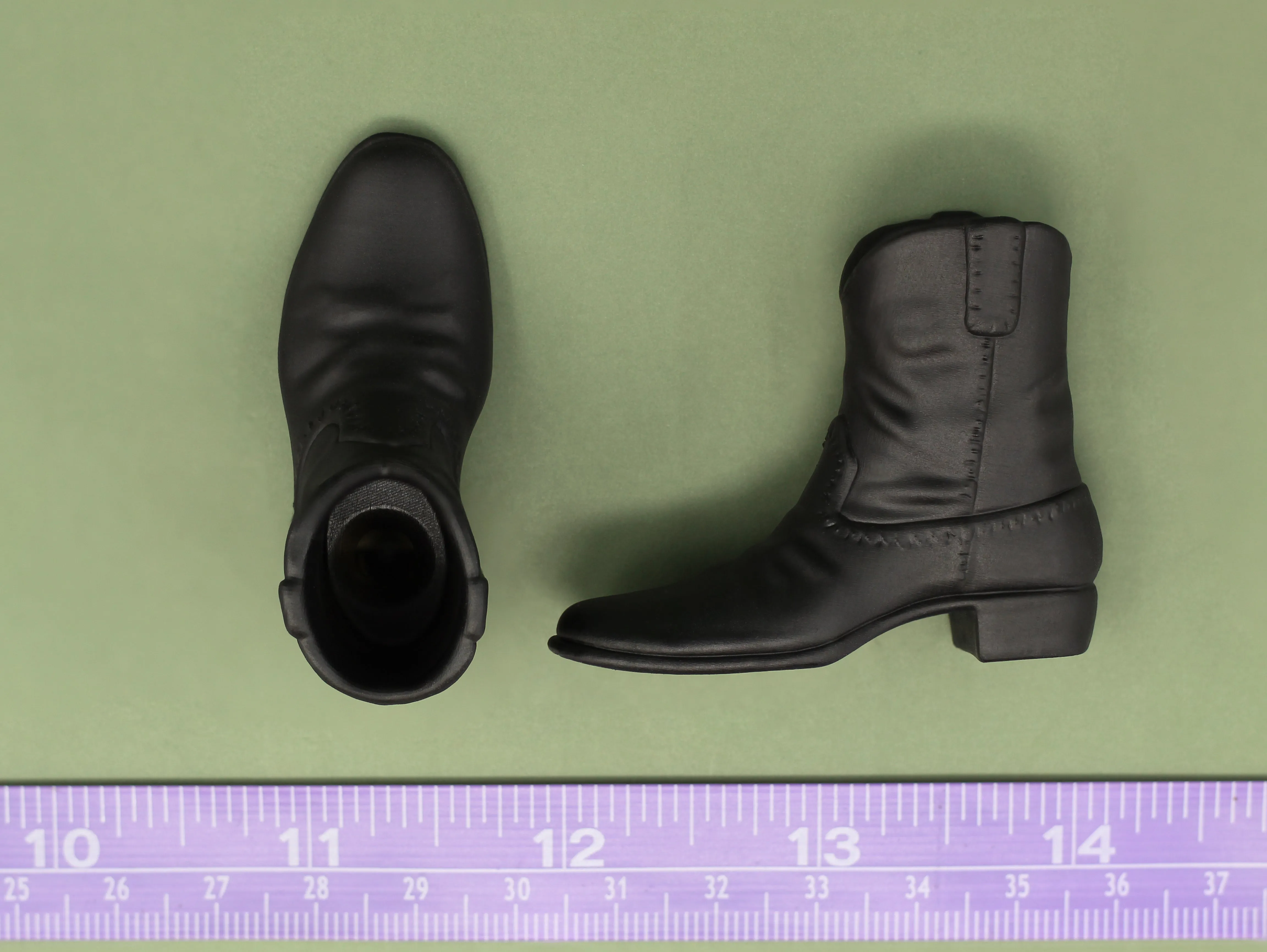 1/6 or 1/12 - Custom 3D - Casual Cowboy Boots (Peg Type)