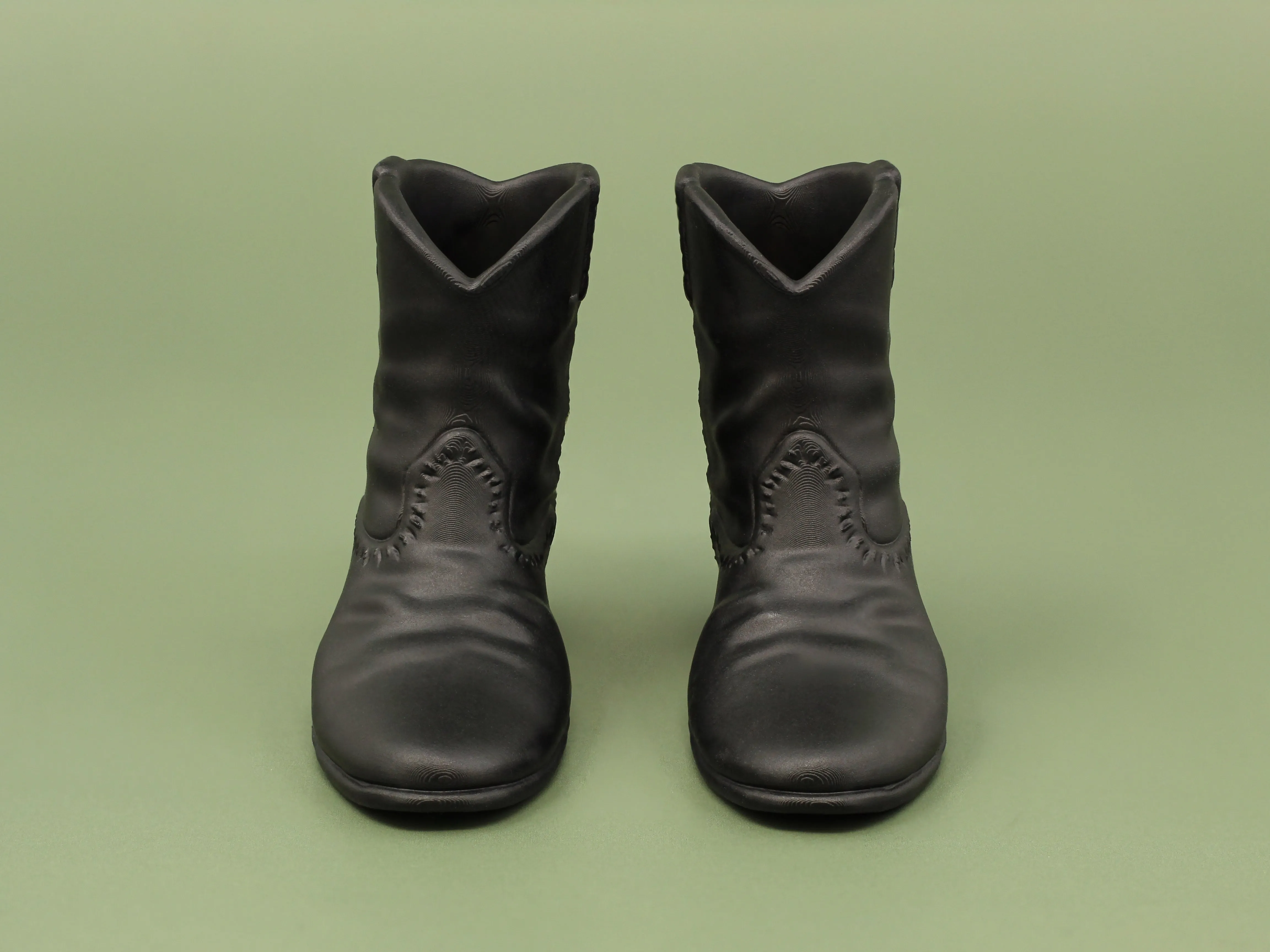 1/6 or 1/12 - Custom 3D - Casual Cowboy Boots (Peg Type)