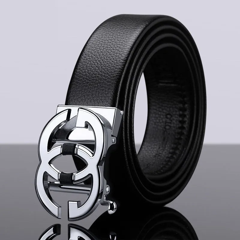 2022 New High-Grade Embossing Automatic Men's Leather Belt-JonasParamount