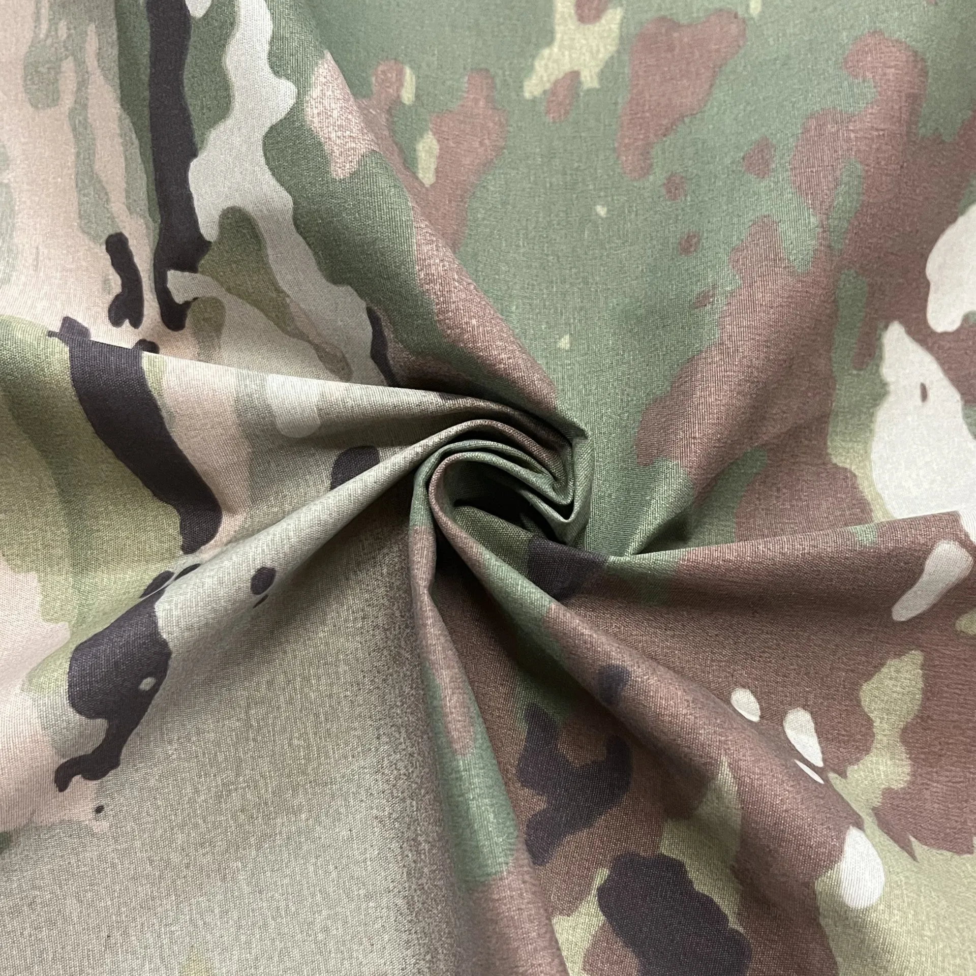 Lightweight 3-Layer Taslite Camouflage Fabric - Scorpion W2, Waterproof & Breathable Nylon, 2.8 oz (Sold Per Yard)