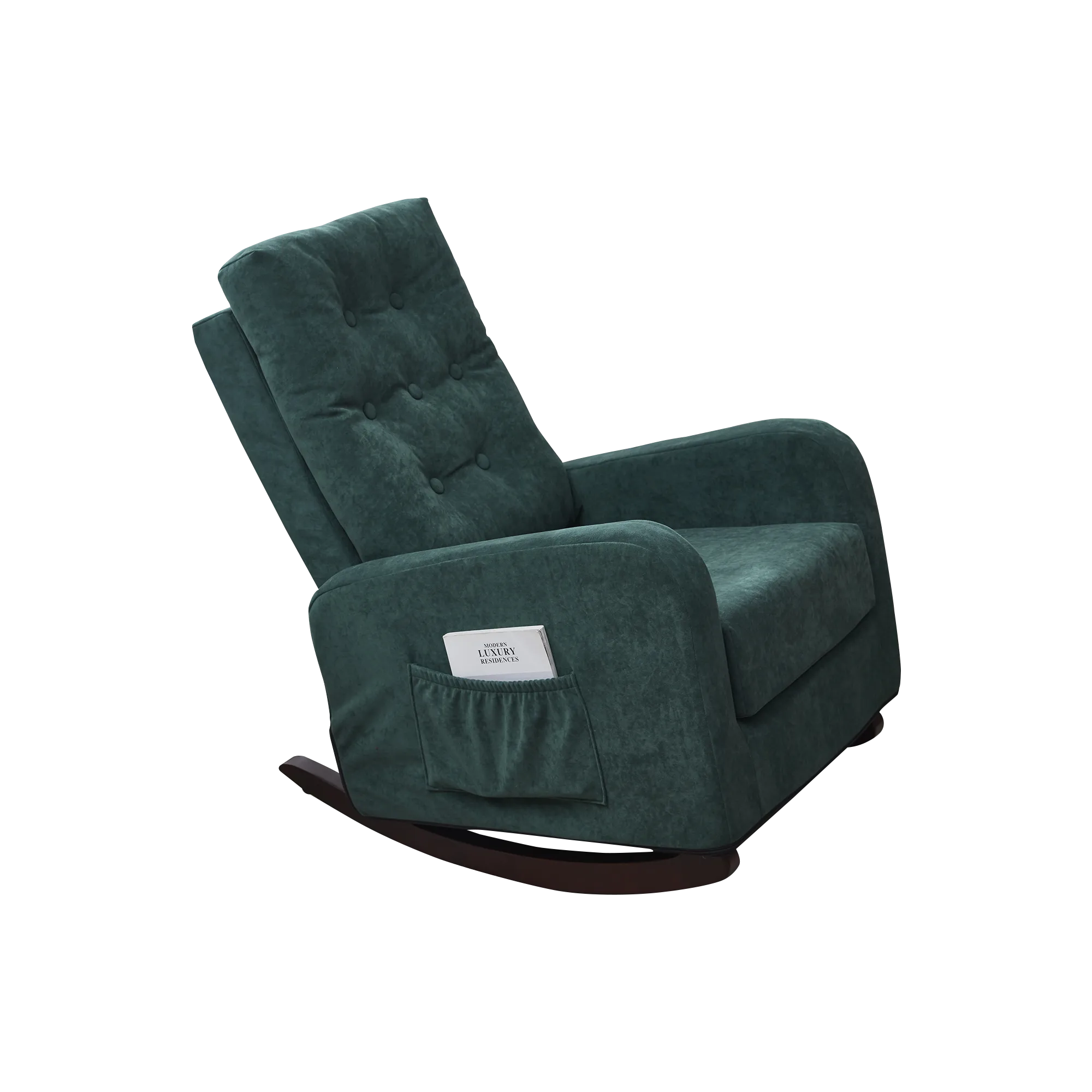 Accent chair TV Chair Living room Chair  Lazy Recliner Comfortable Fabric Leisure Sofa，Modern High Back Armchair