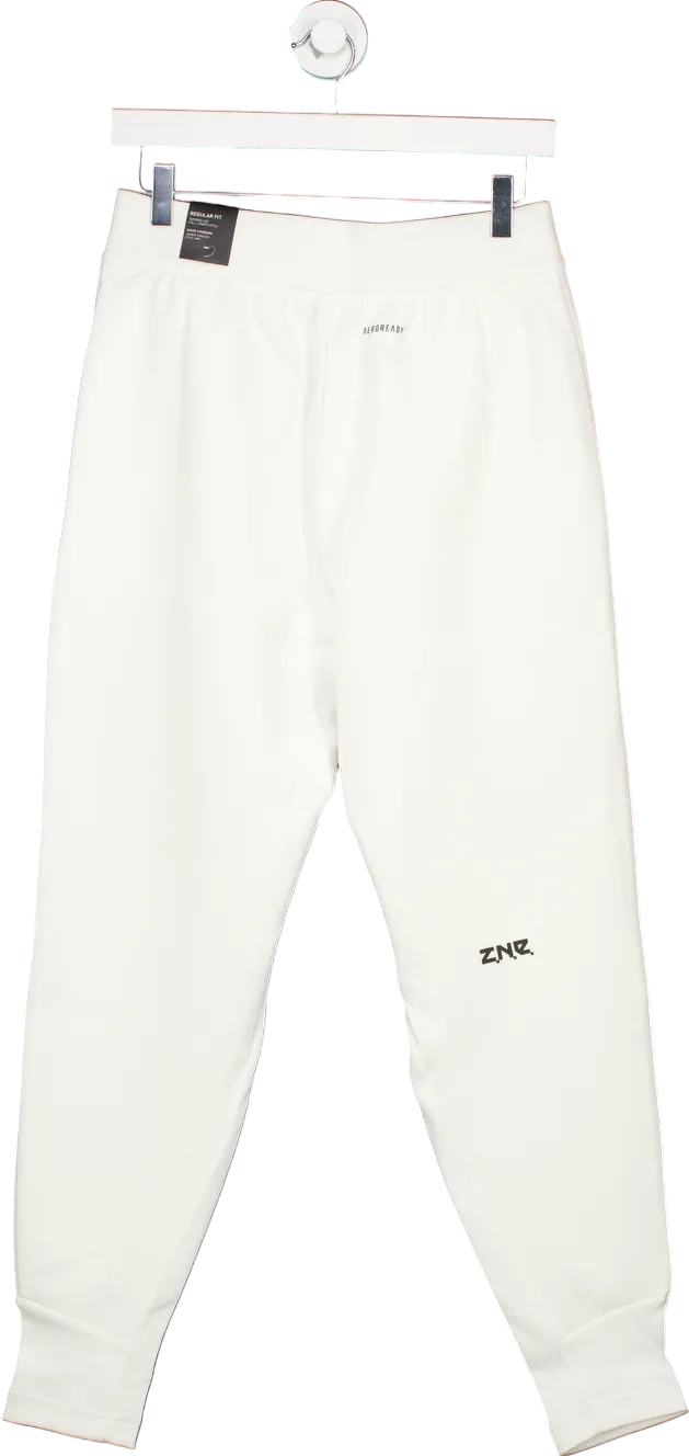 Adidas White ZNE Primeblue Track Pants UK S