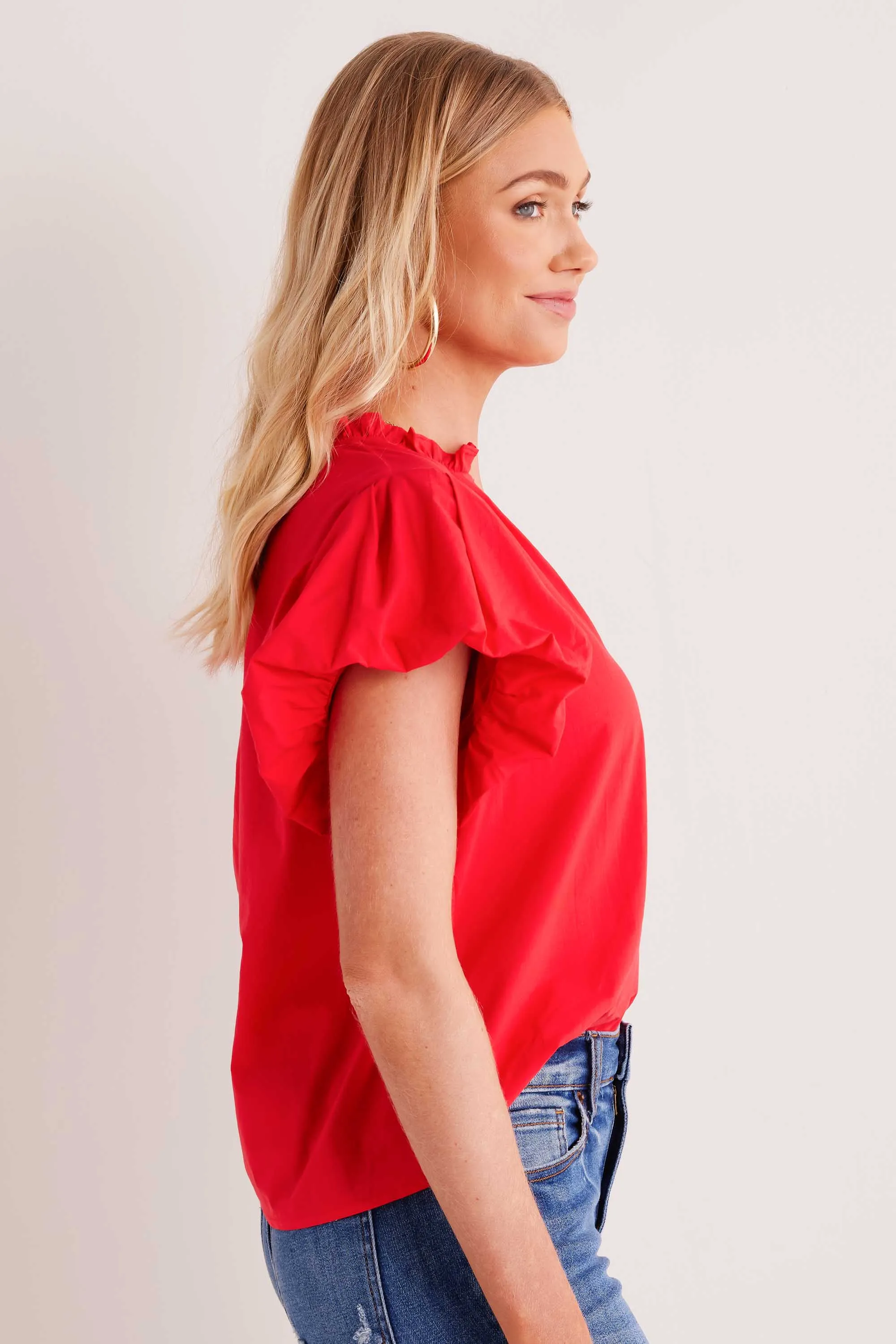 Agnes Top- Red