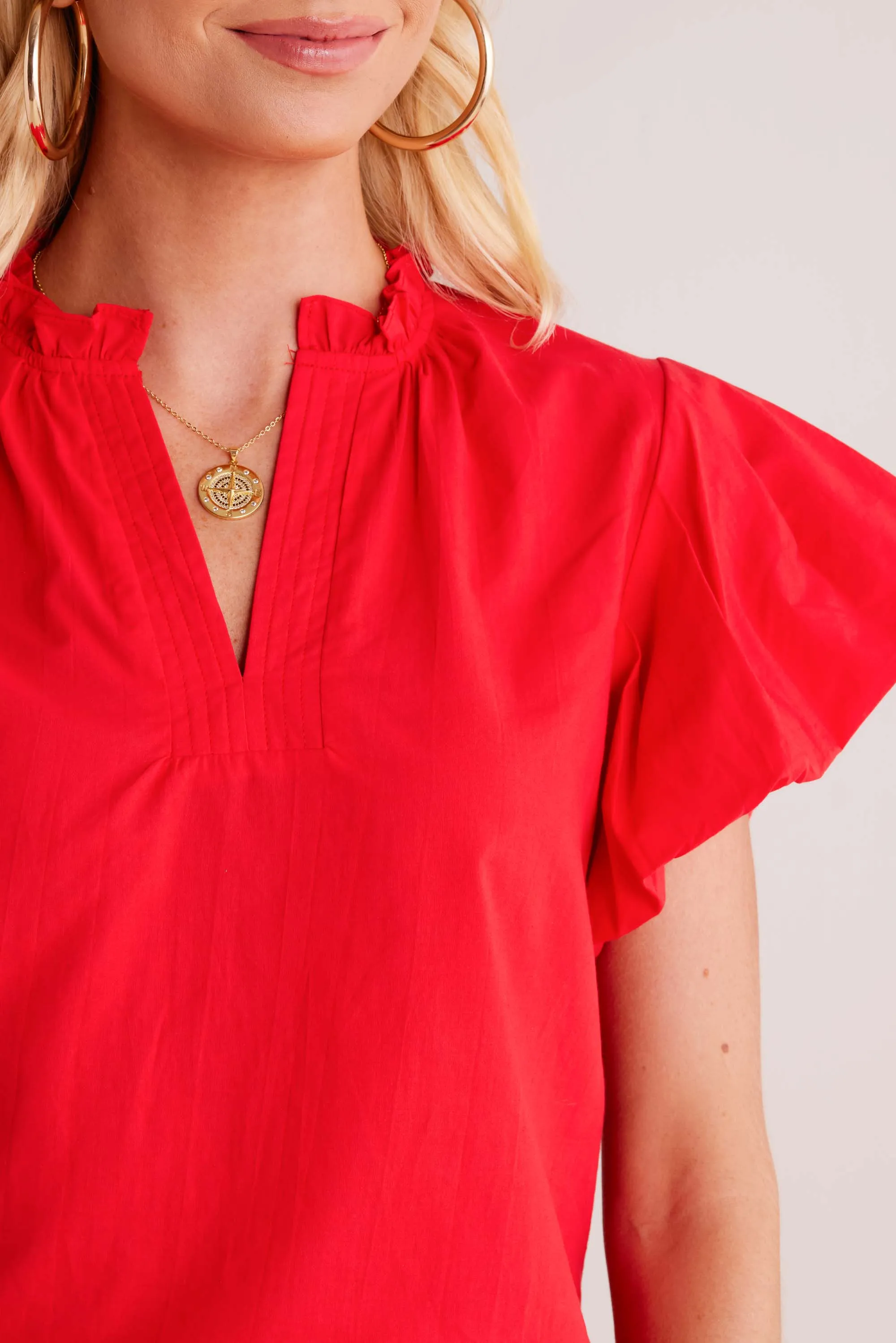 Agnes Top- Red