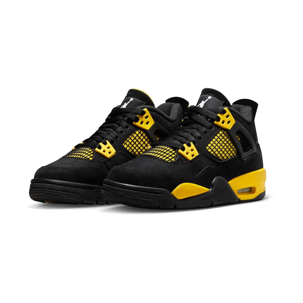 Youth Air Jordan 4 Retro Sneakers - Stylish and Iconic Kids Athletic Shoes