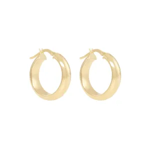 Amryn Hoop Earrings - Solid Gold