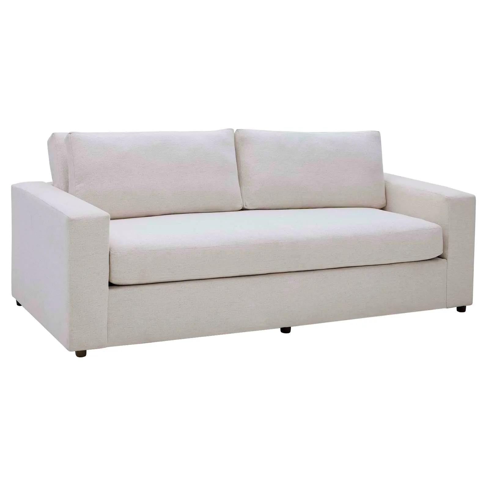 Avendale Linen Blend Sofa – Made in the USA With Bench Seat Cushion by Modway