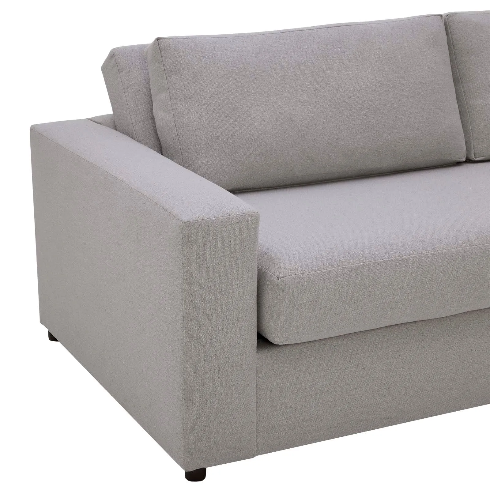 Avendale Linen Blend Sofa – Made in the USA With Bench Seat Cushion by Modway