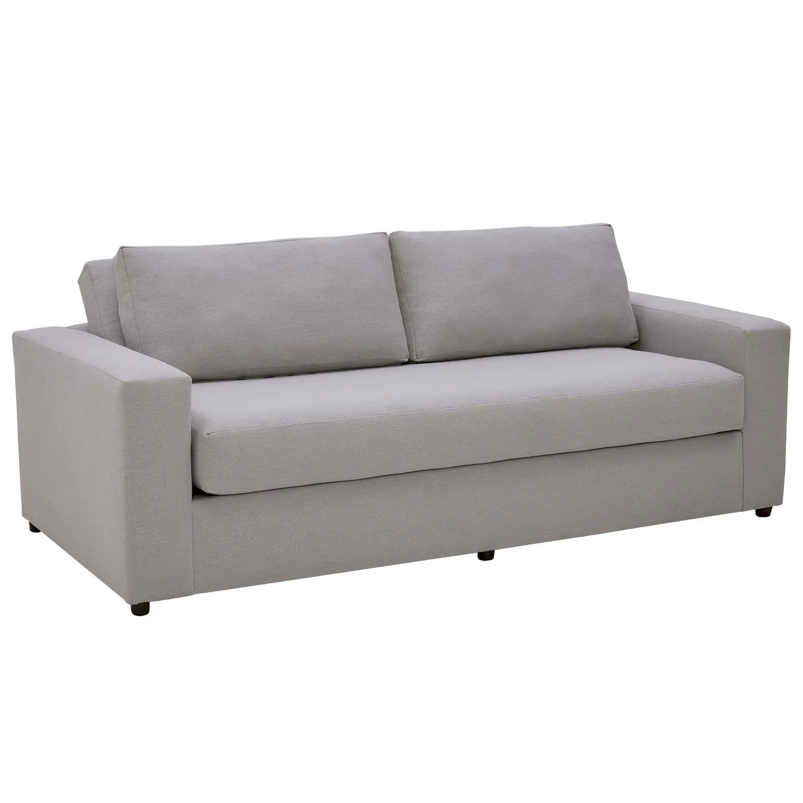 Avendale Linen Blend Sofa – Made in the USA With Bench Seat Cushion by Modway