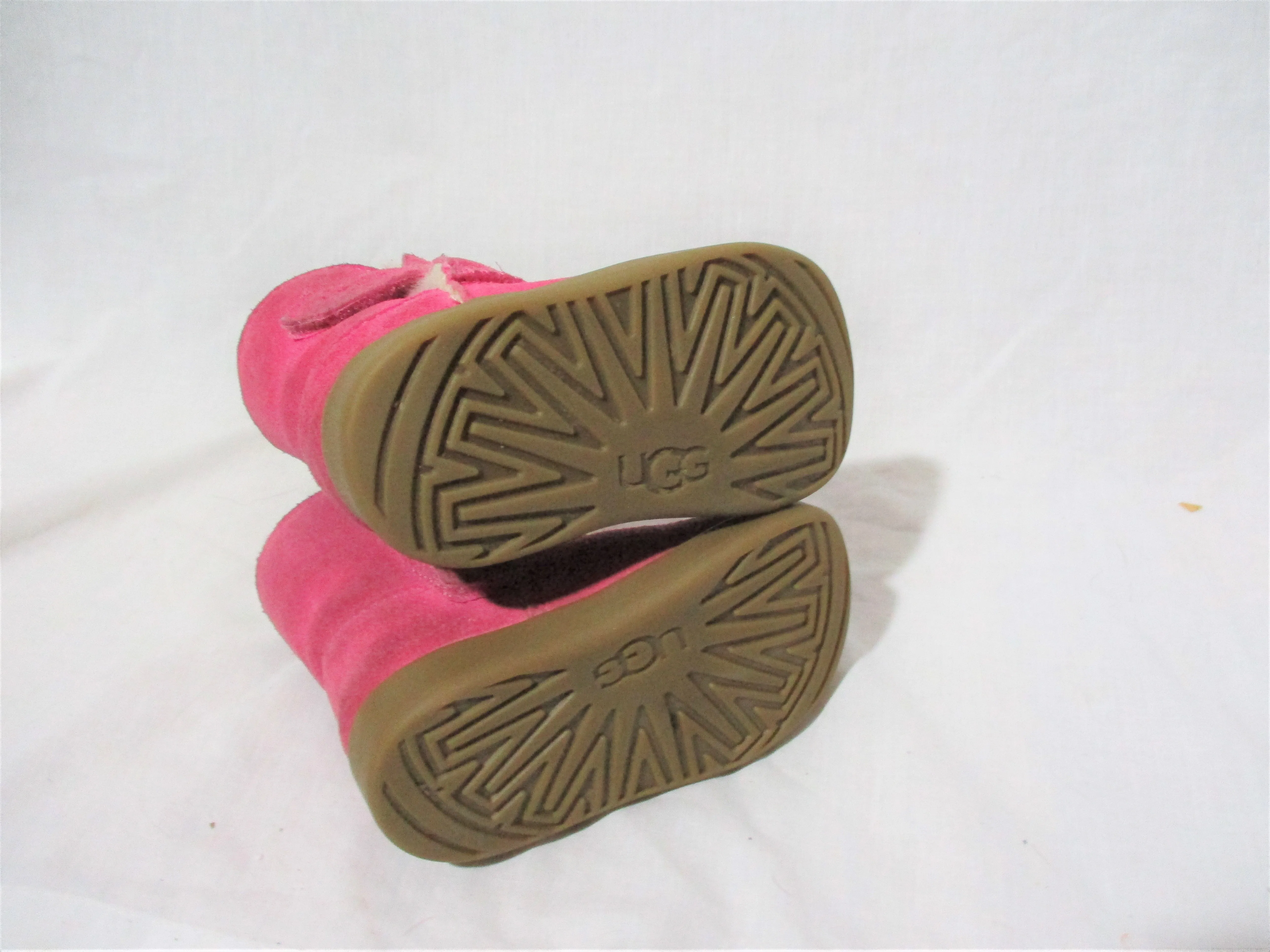 Baby Infant UGG AUSTRALIA Kids' Keelan Suede Boot Crib Shoes PINK 4/5