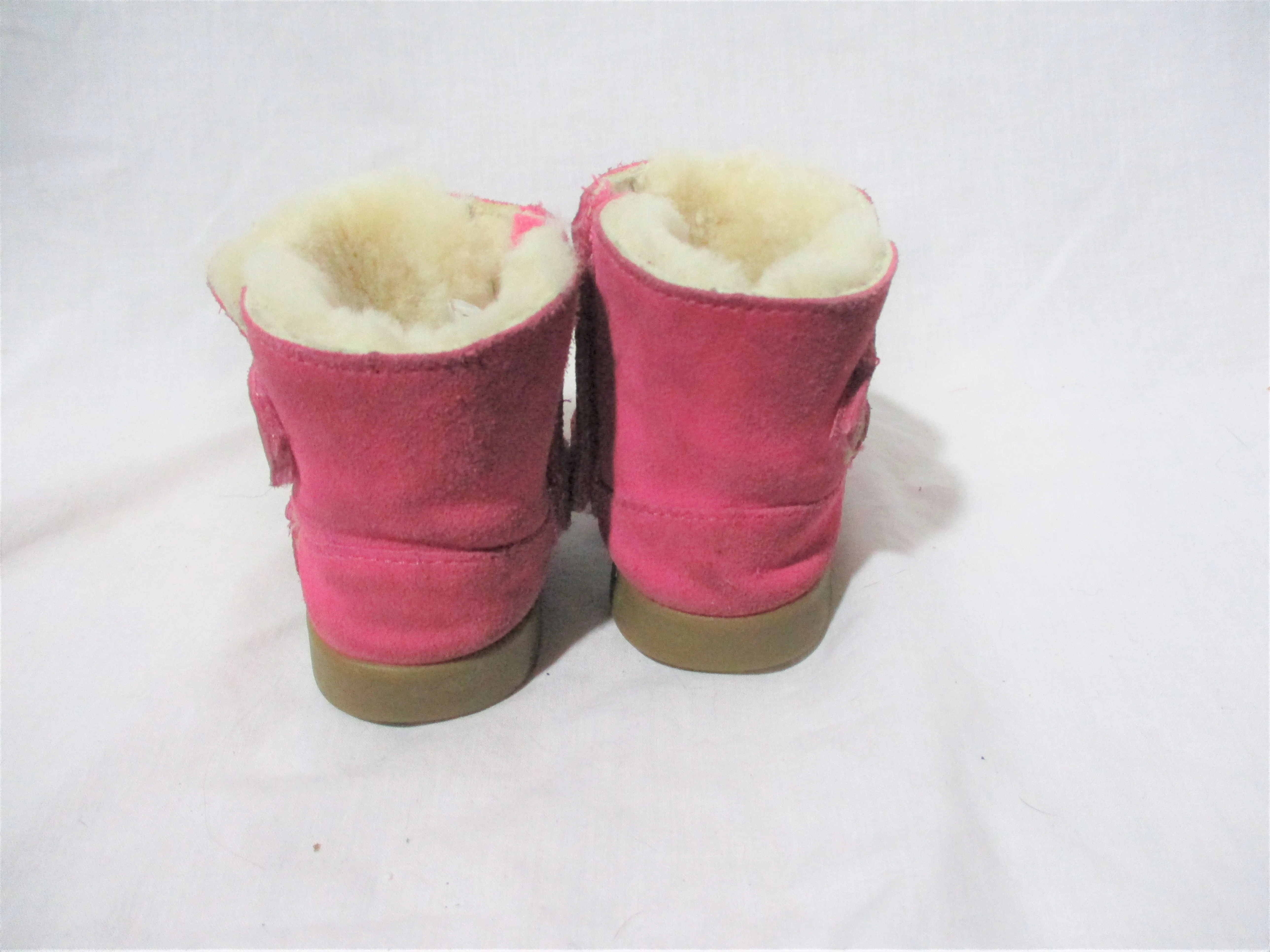 Baby Infant UGG AUSTRALIA Kids' Keelan Suede Boot Crib Shoes PINK 4/5