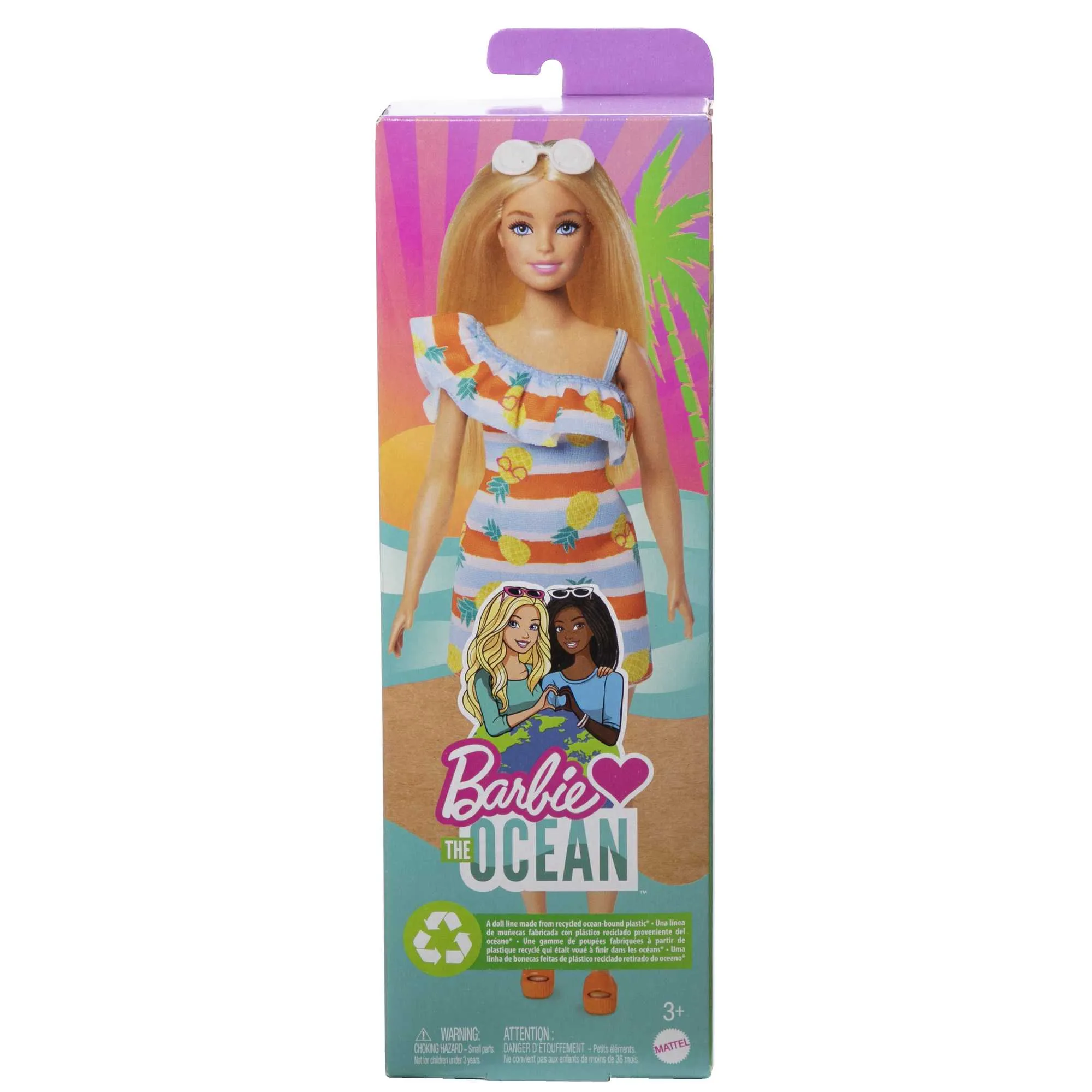 Barbie Doll, Blonde, Barbie Loves The Ocean, Recycled Plastics