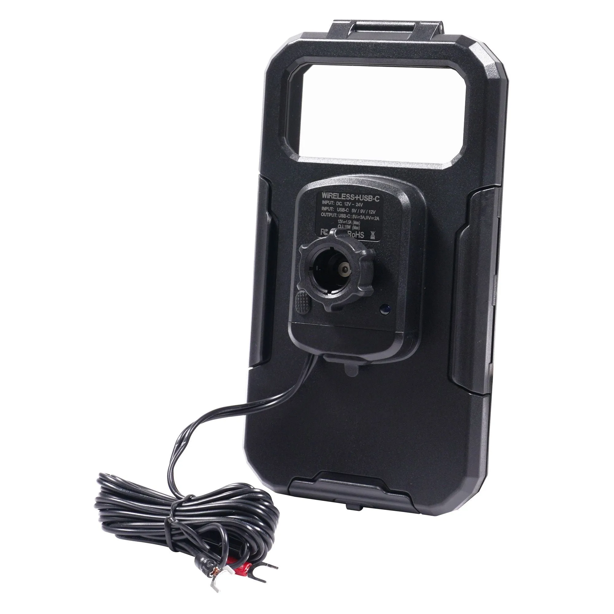 Bikeit Pro 2.0 Waterproof Universal Motorcycle Case & Mount Wireless Charger