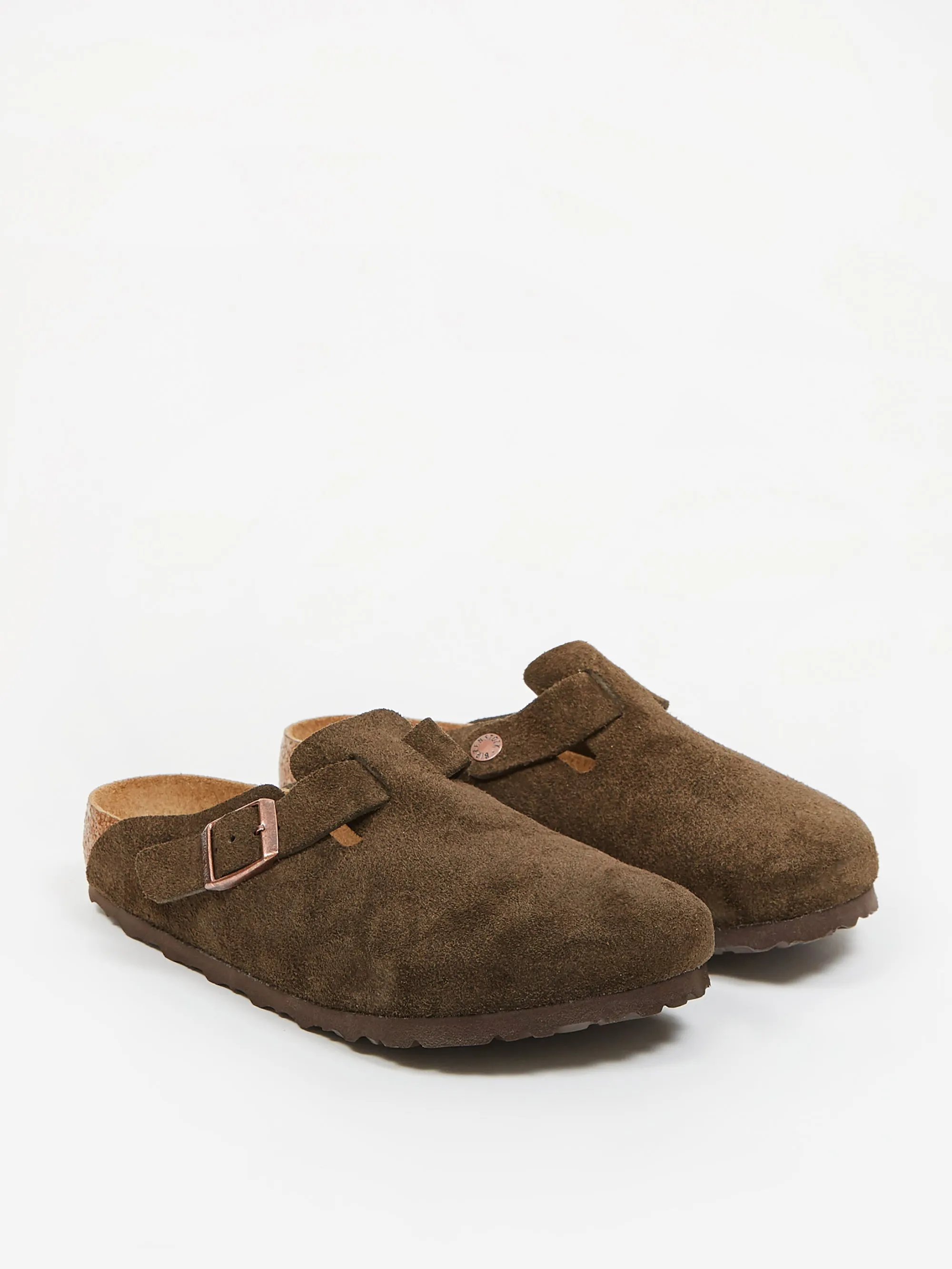 Birkenstock Boston Suede W - Mocca