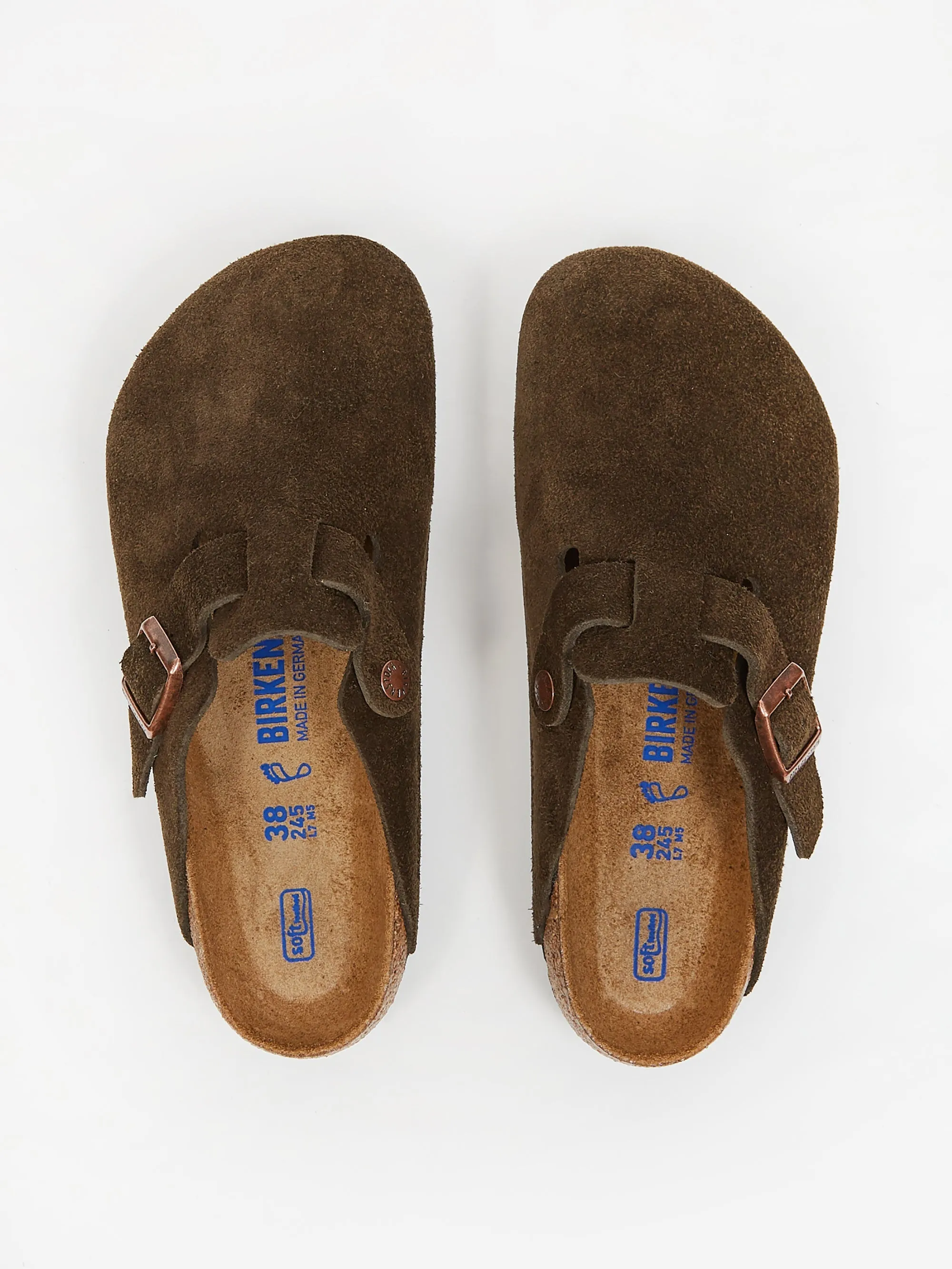 Birkenstock Boston Suede W - Mocca