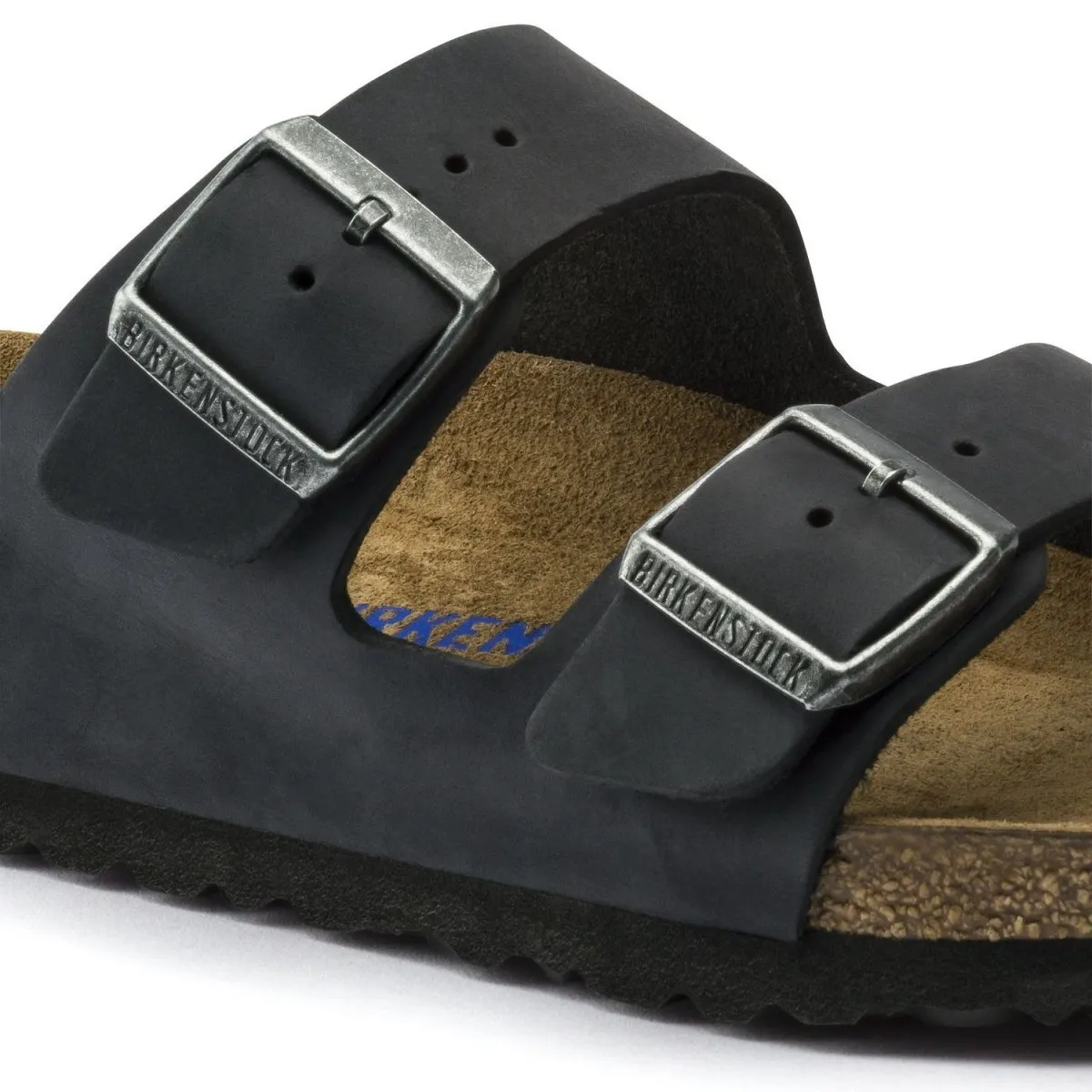 Birkenstock Men's Arizona Soft Footbed Black Oiled Leather