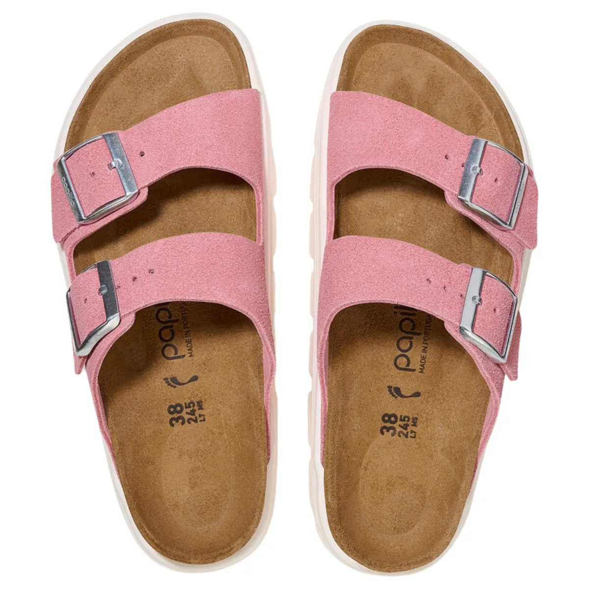 Birkenstock Women's Arizona Chunky Candy Pink Suede