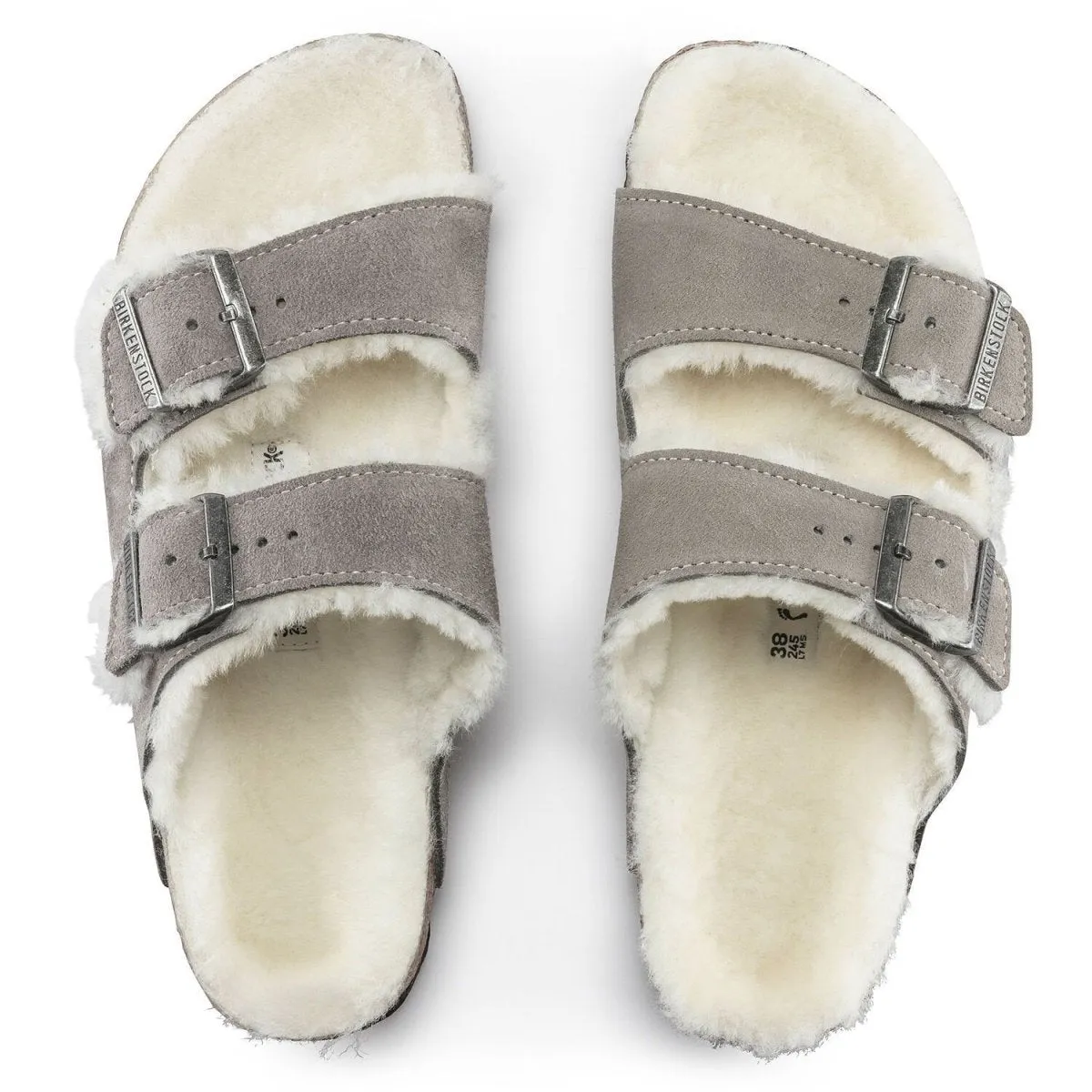 Birkenstock Women's Arizona Shearling Stone