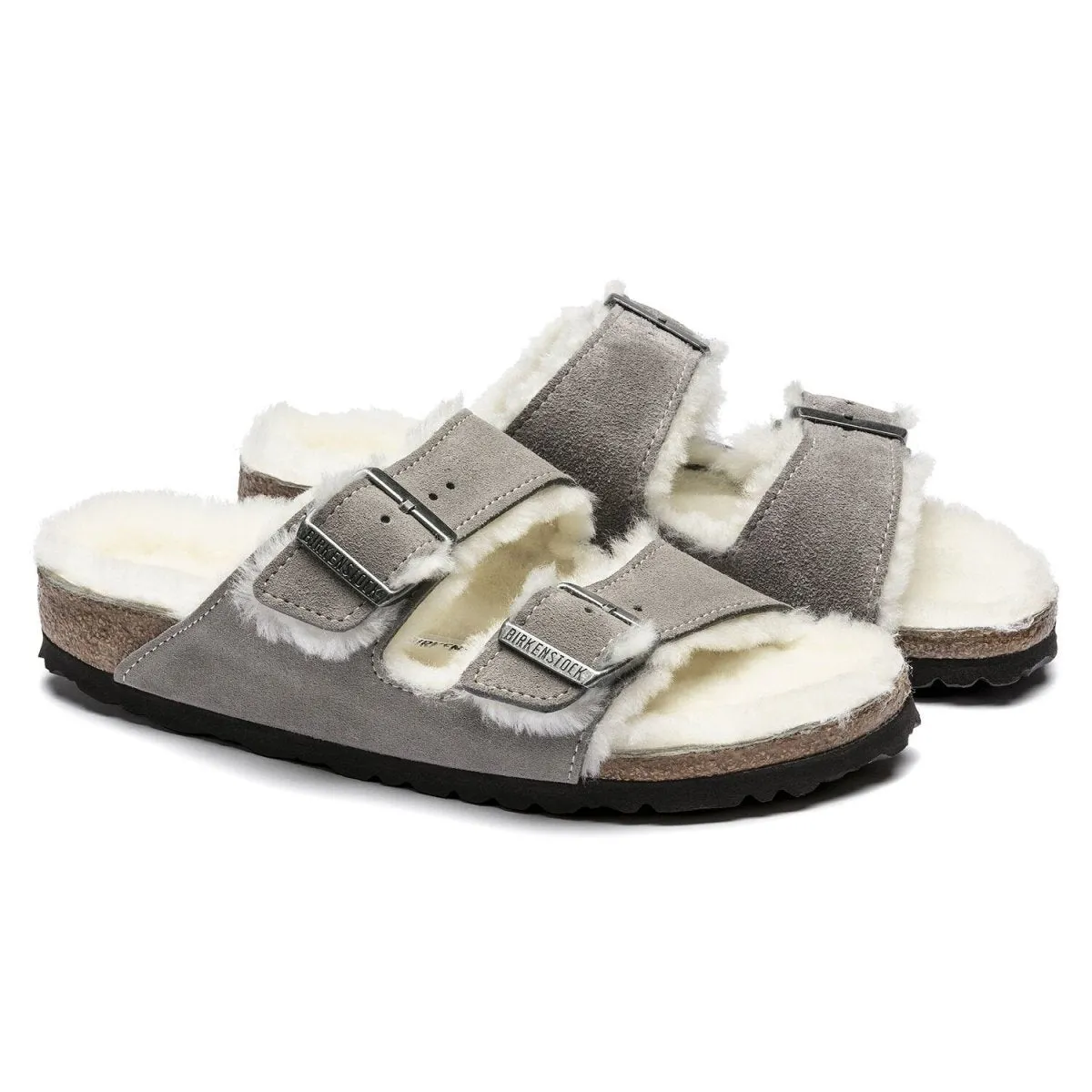 Birkenstock Women's Arizona Shearling Stone