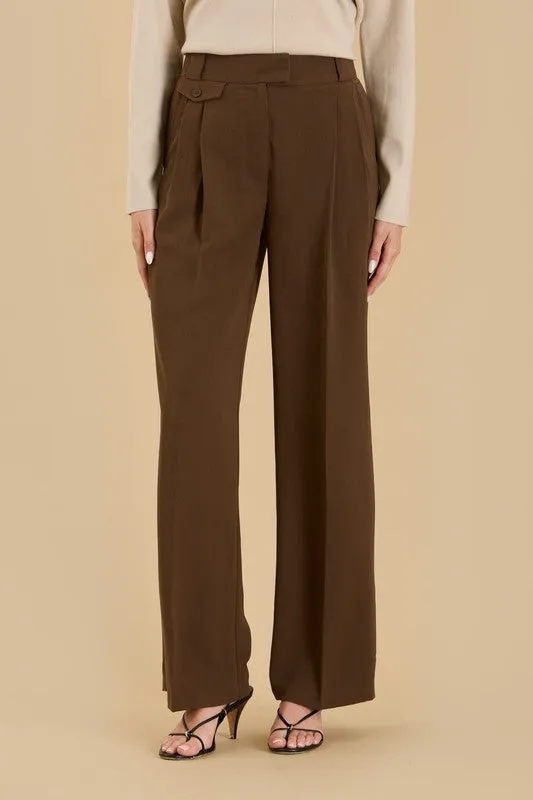 Boardroom Trouser Pant - Brown