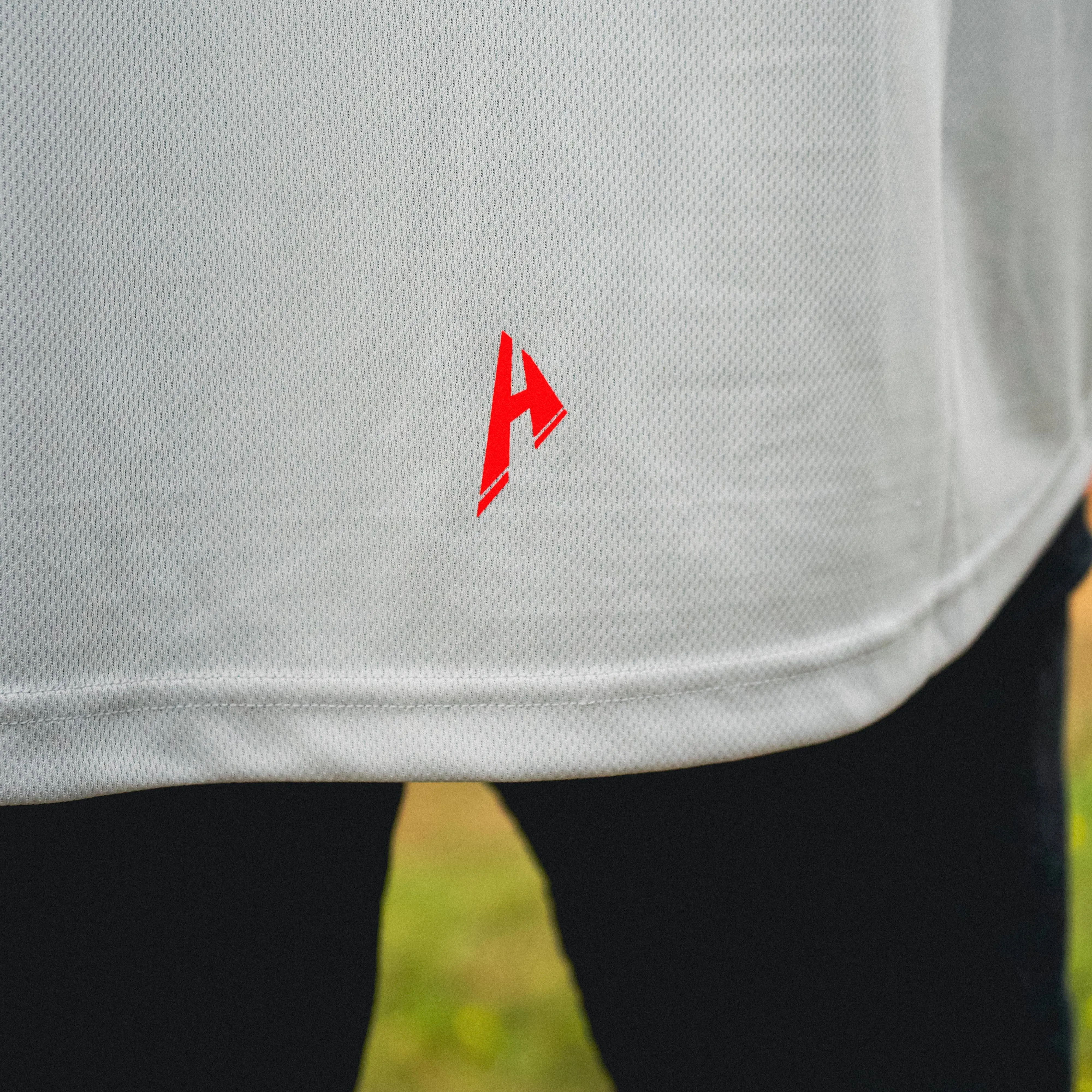 Cadence Long Sleeve Jersey | Grey & Red