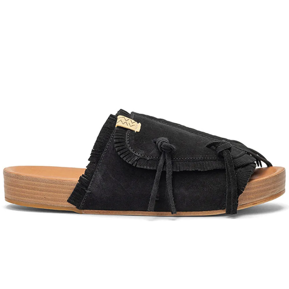 Christo Shaman-Folk Slippers 'BLACK'