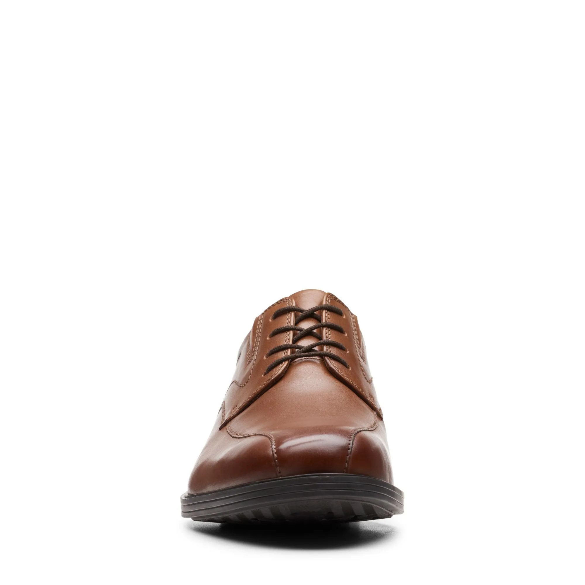 Clarks Whiddon Pace Dark Tan Leather