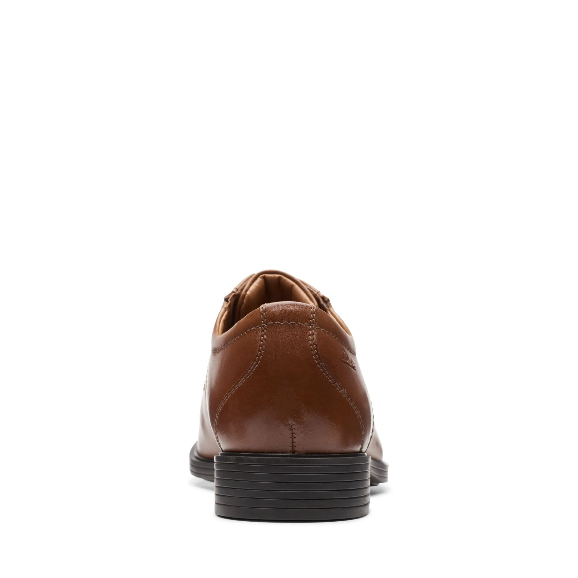 Clarks Whiddon Pace Dark Tan Leather