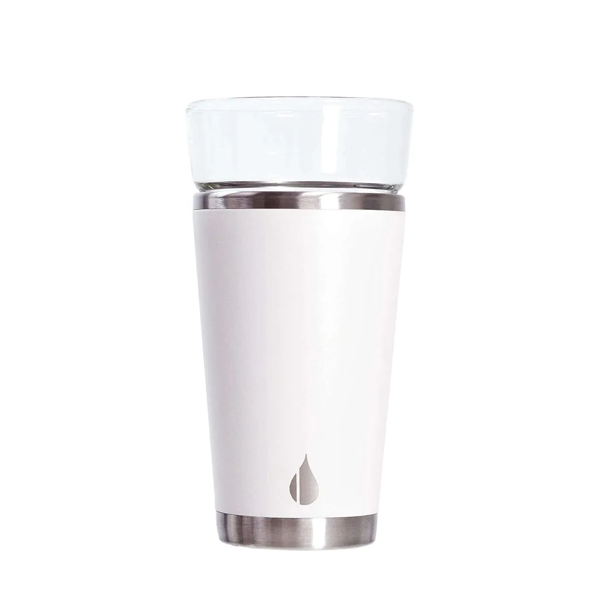 Classic Premium Pint Glass 16oz - White