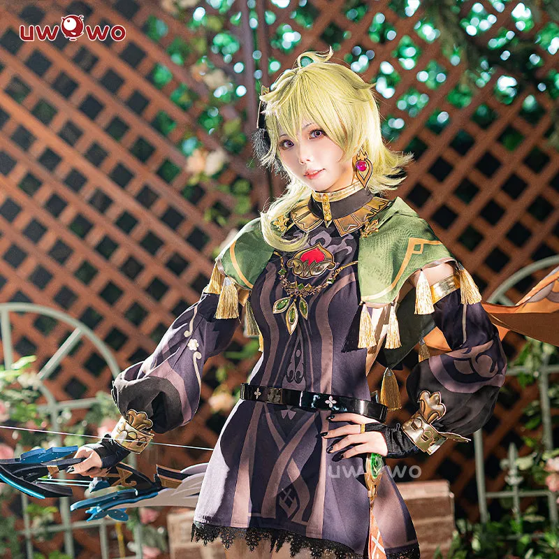 【Clearance】[Last Batch]Uwowo Genshin Impact: Collei Girl Sumeru Dendro Avidya Forest Ranger Trainee Cosplay Costume