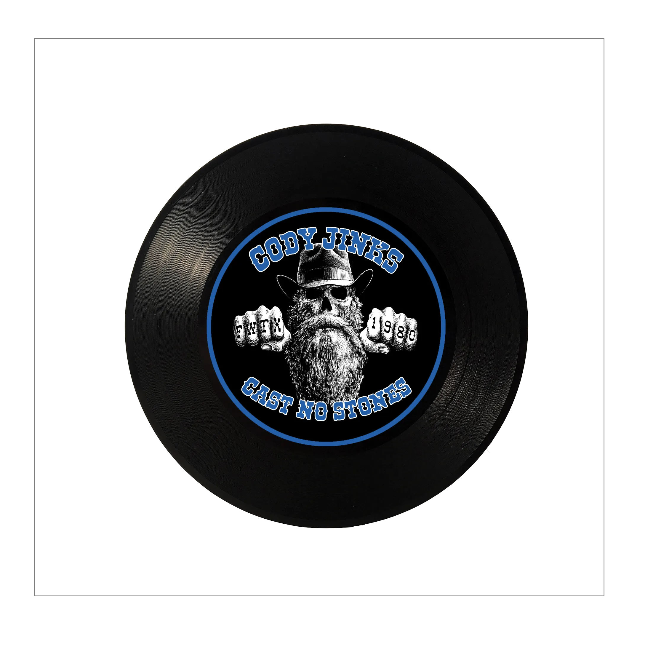 CNS BLUE Mini Record Magnet