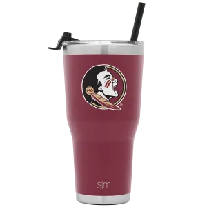 Collegiate Cruiser Tumbler with Flip Lid and Straw