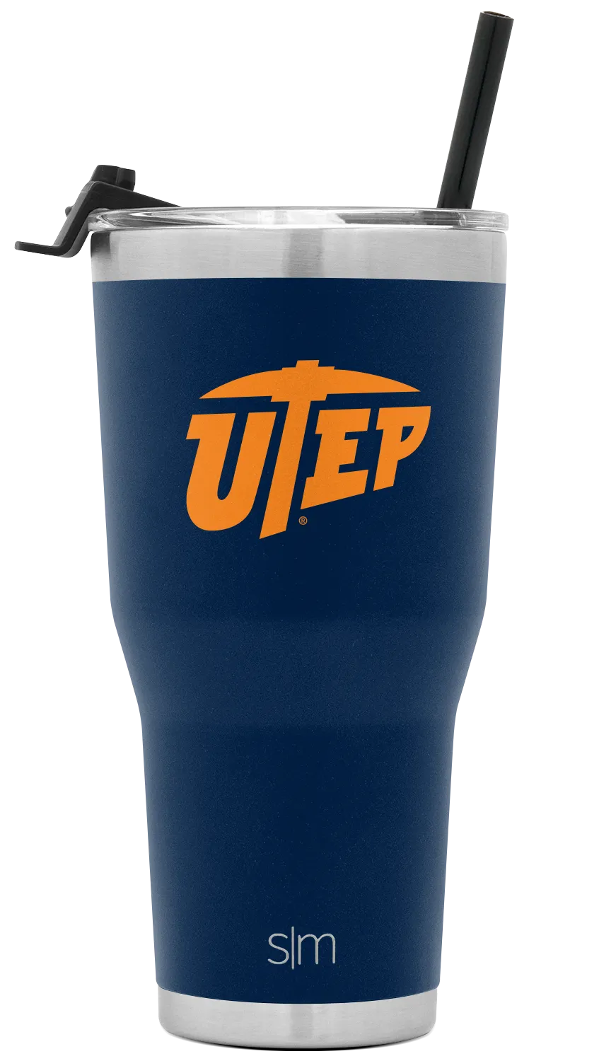 Collegiate Cruiser Tumbler with Flip Lid and Straw