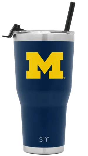 Collegiate Cruiser Tumbler with Flip Lid and Straw