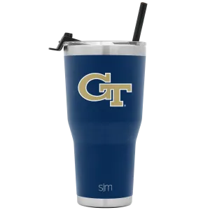 Collegiate Cruiser Tumbler with Flip Lid and Straw