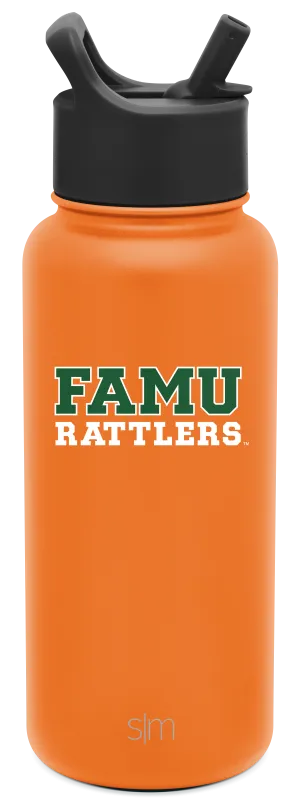 Collegiate Summit Water Bottle with Straw Lid