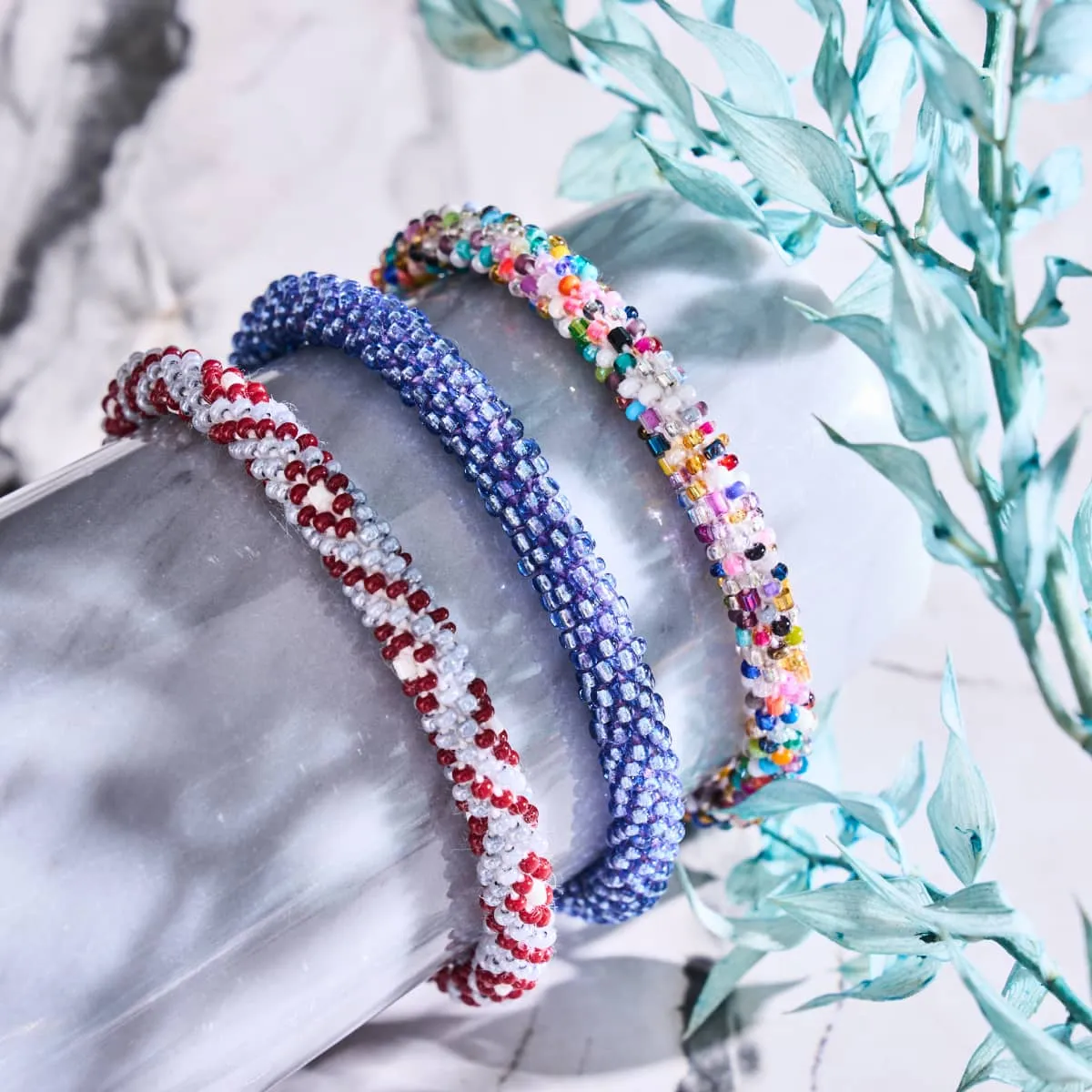 Confetti | Himalayan Glass Bead Bracelet