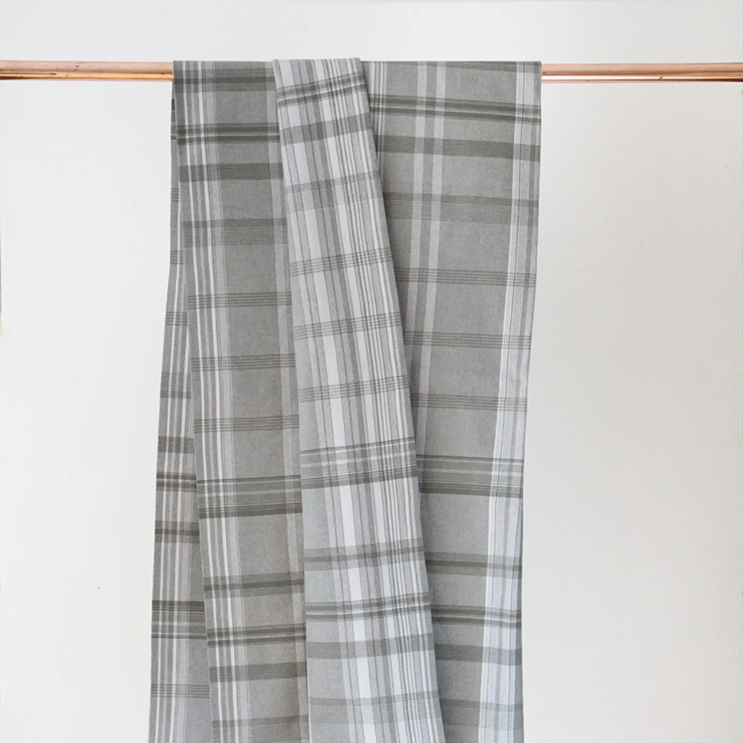 Country Check Grey Tablecloth