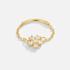 Daisy Chain Crystal Ring