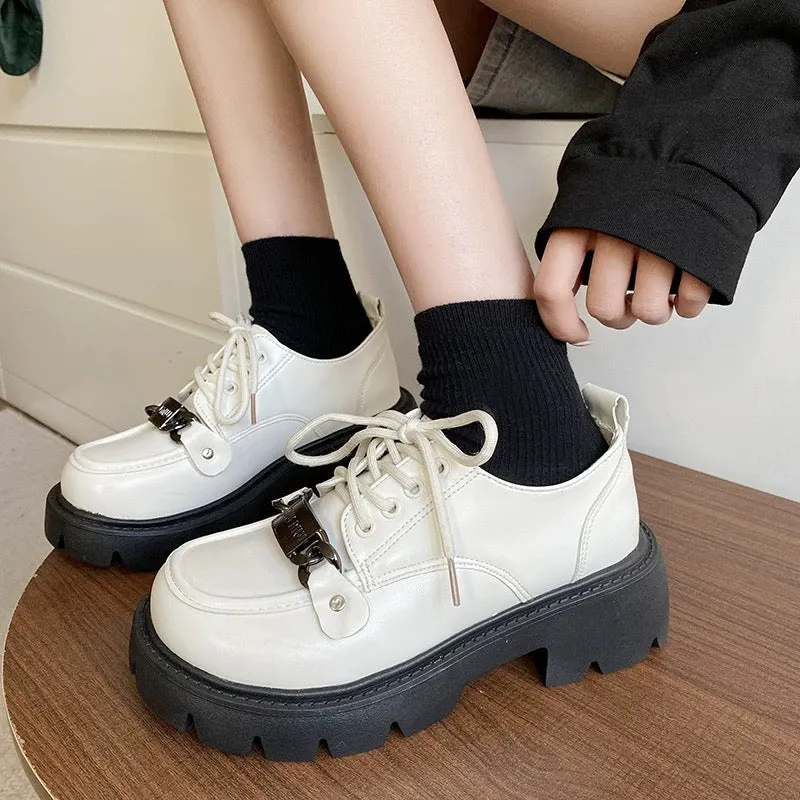 Diara Lace Up Creepers