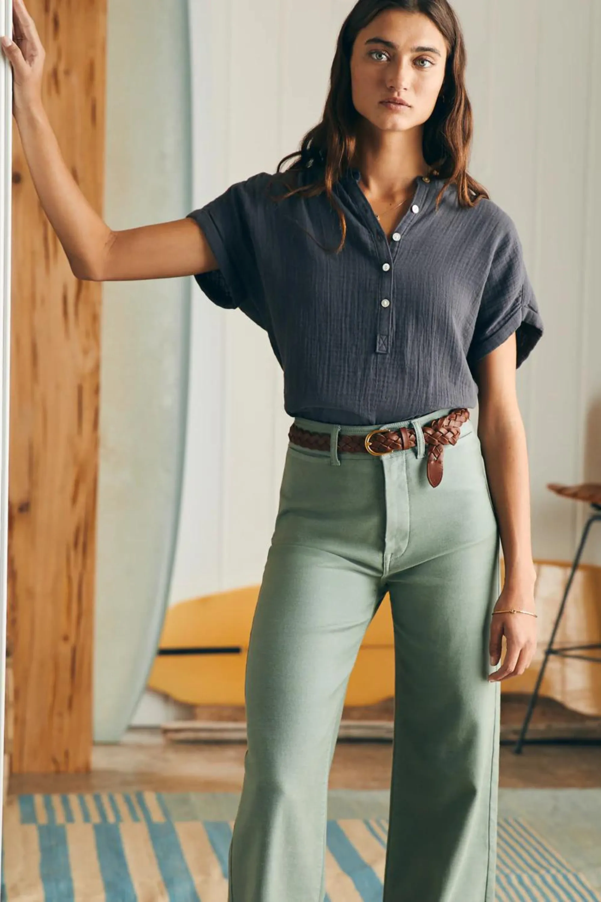 Faherty Dream Gauze Top