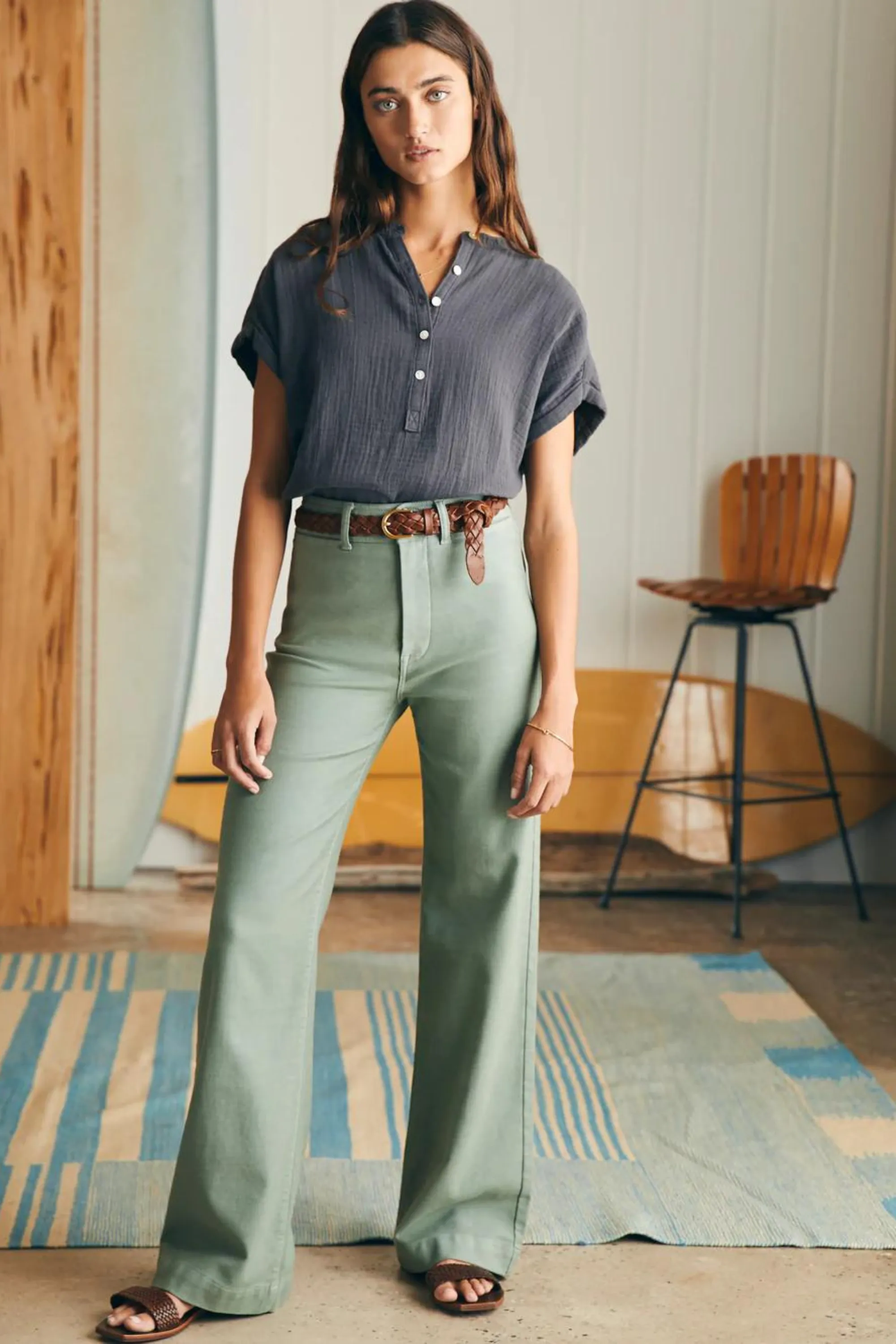 Faherty Dream Gauze Top