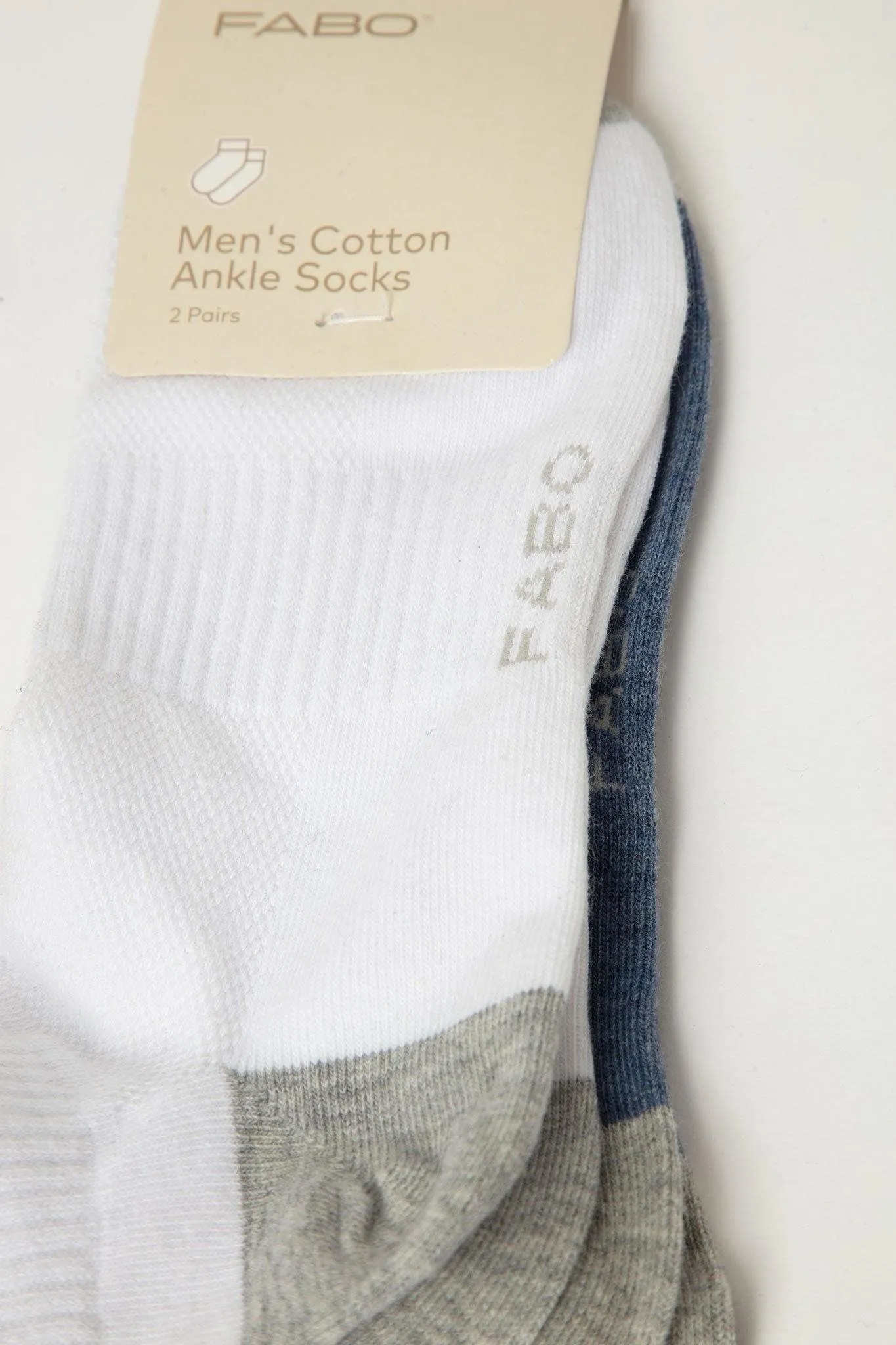 FB MEN'S ANKLE SOCKS 2PAIRS 1064