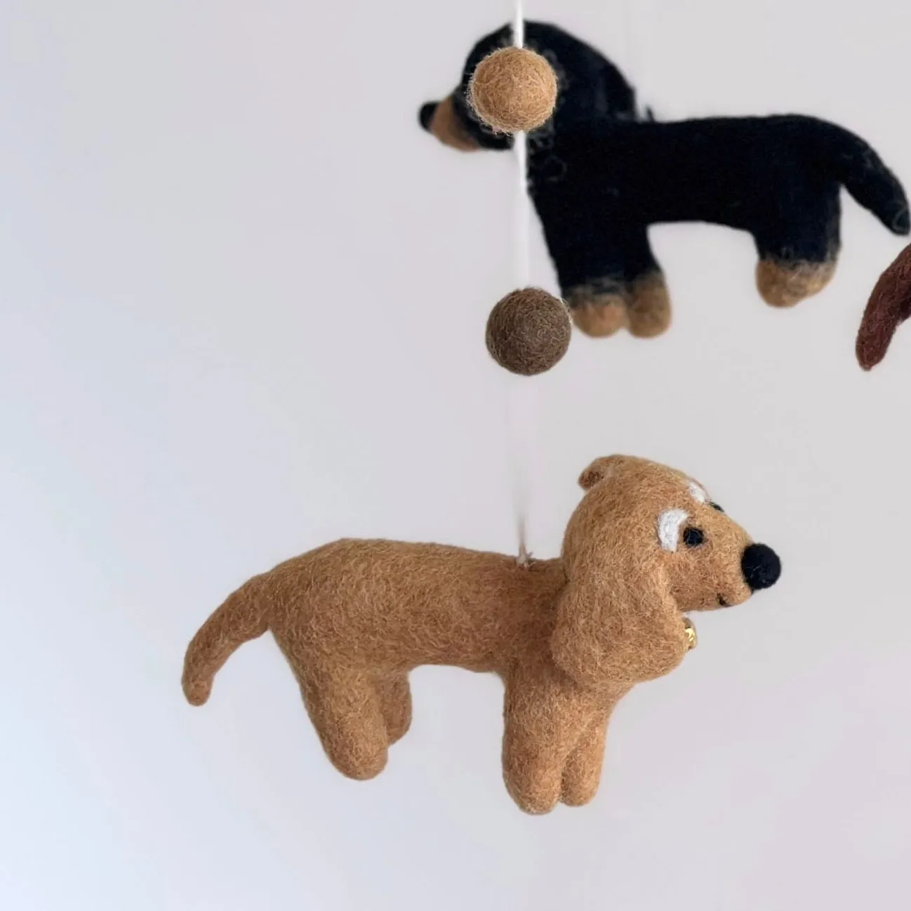 Felt Baby Mobile - Dachshund Dog