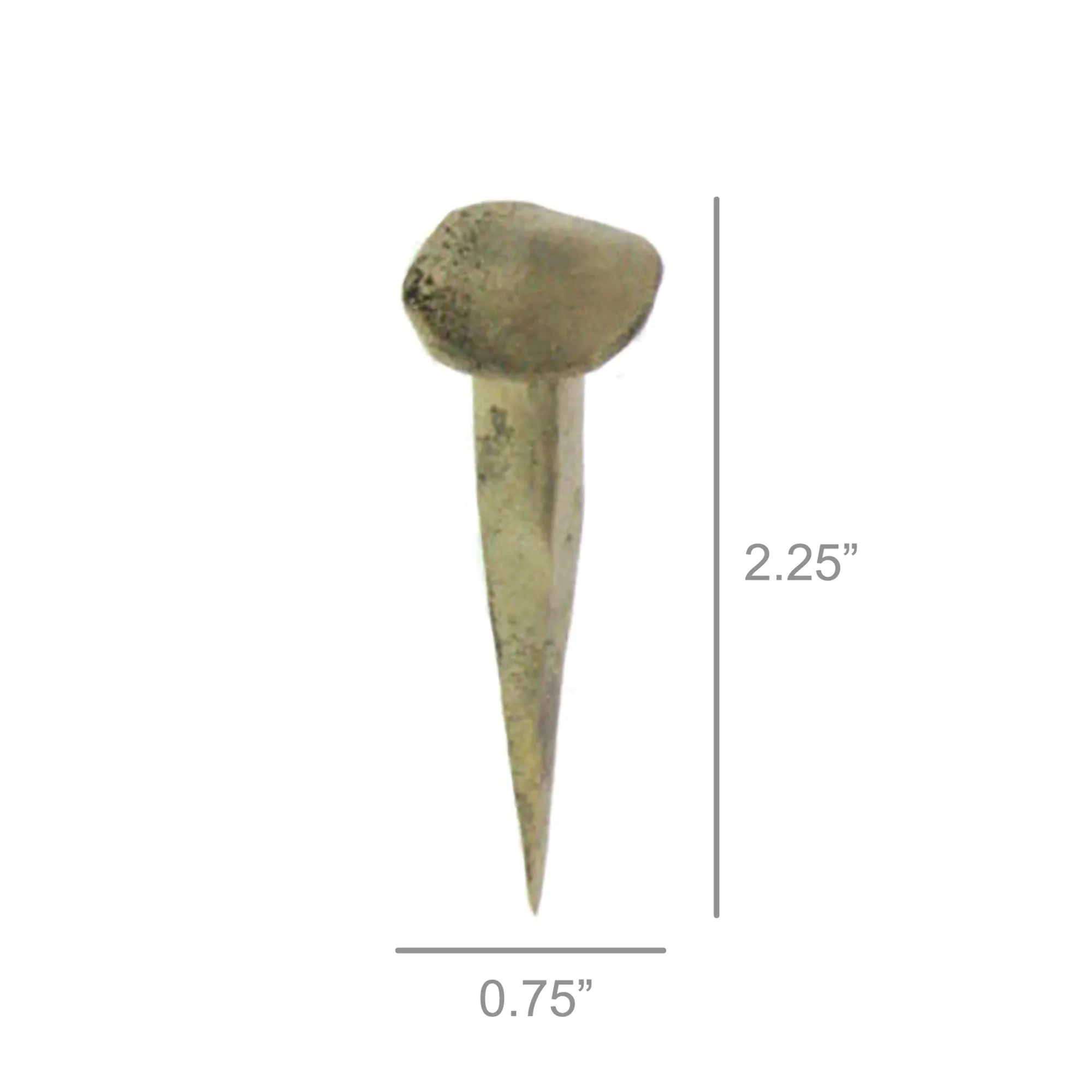 Forged Brass Extra Large Nail