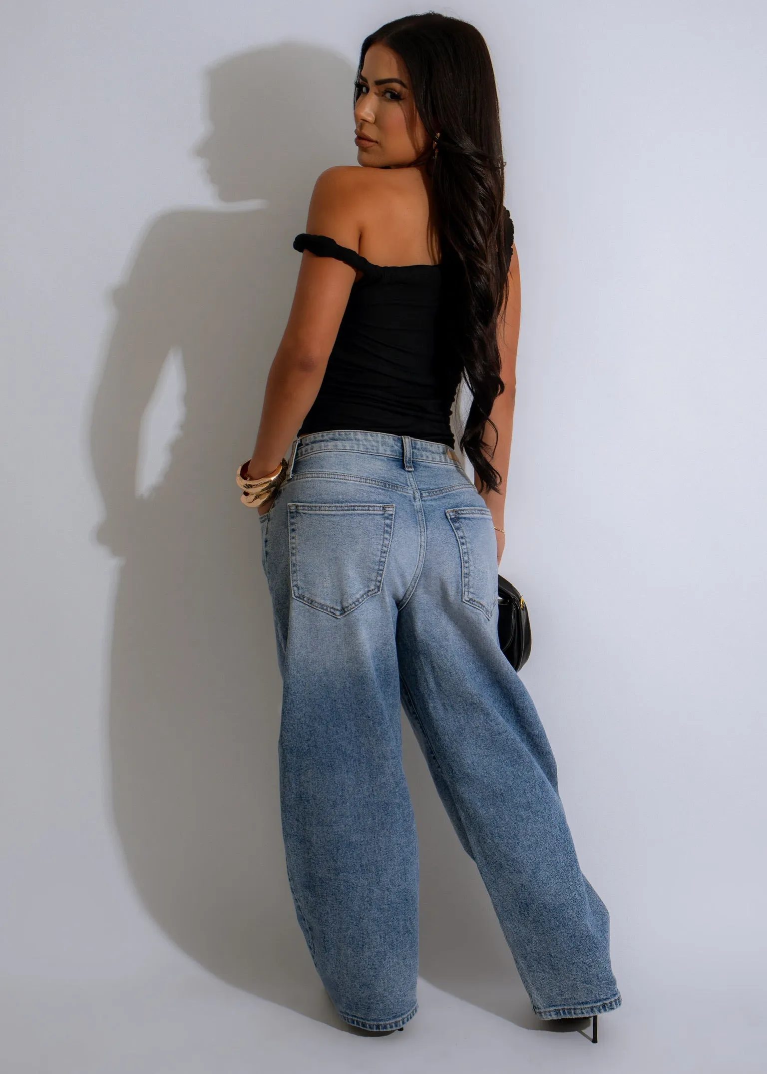 Free Looks Jean Light Denim