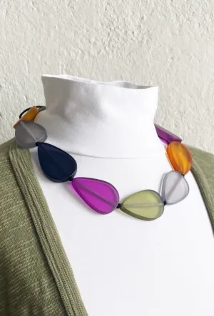 Frosted Multicolor Katrina Necklace