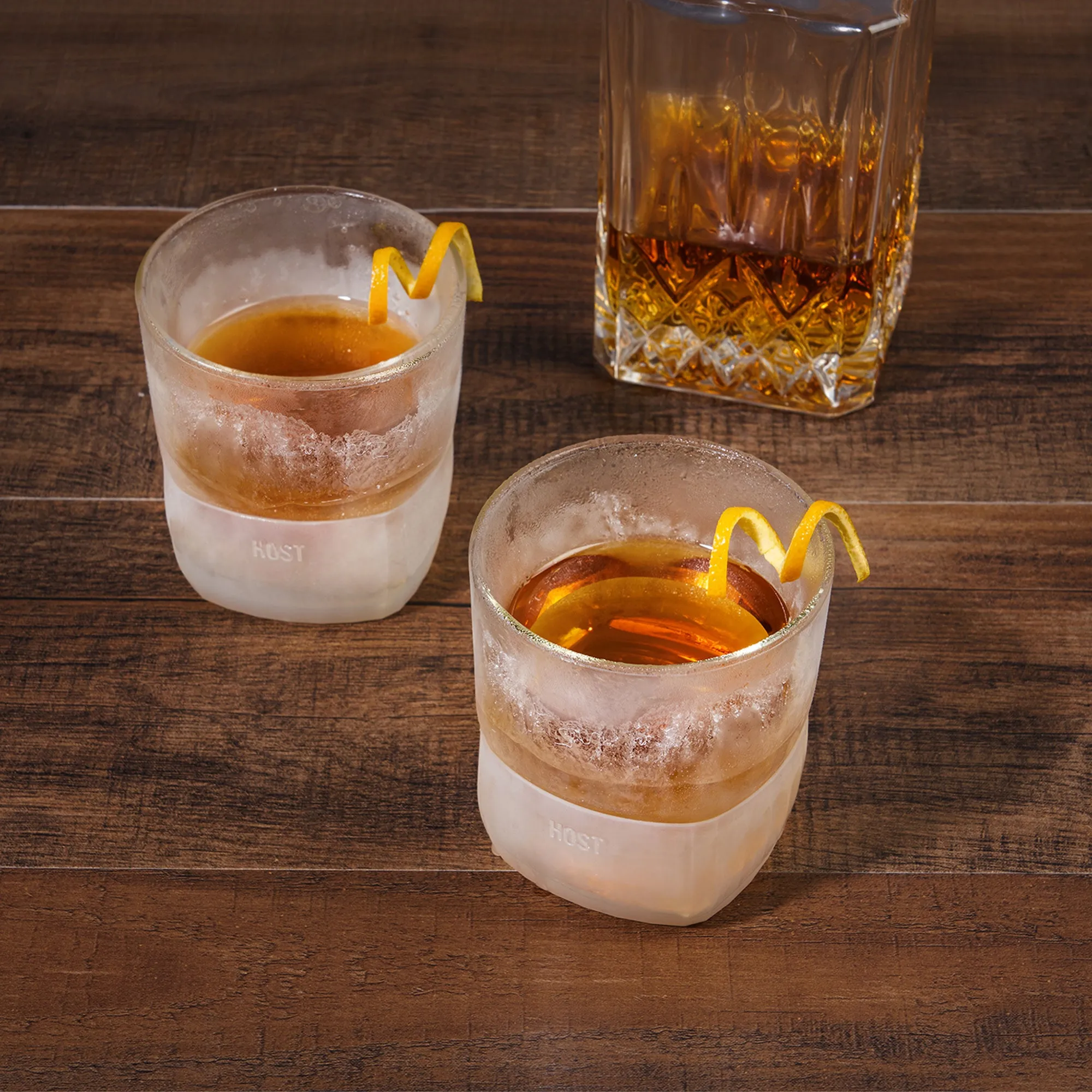 Glass Whiskey FREEZE™ Cooling Cup, Set of 2