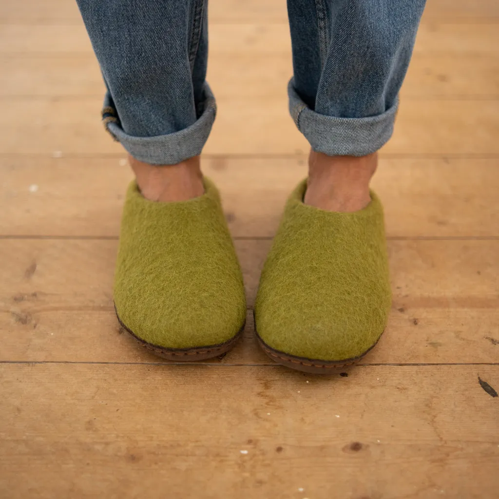 Greta Felted Wool Slippers